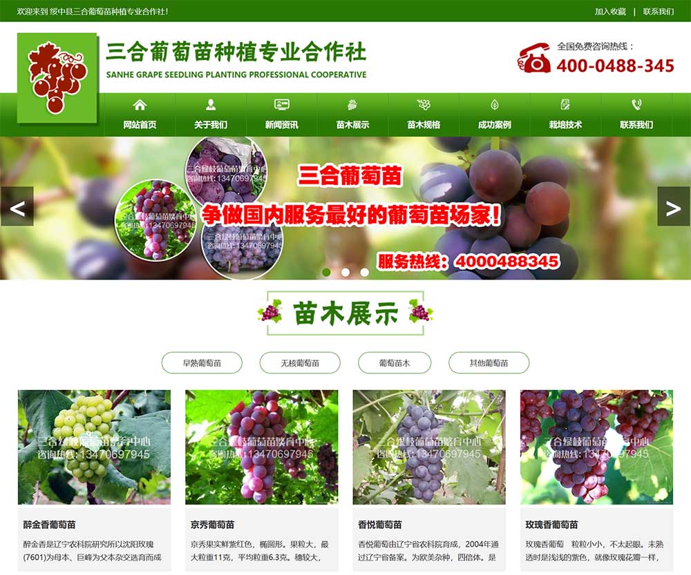 綏中縣三合葡萄苗種植專業(yè)合作社